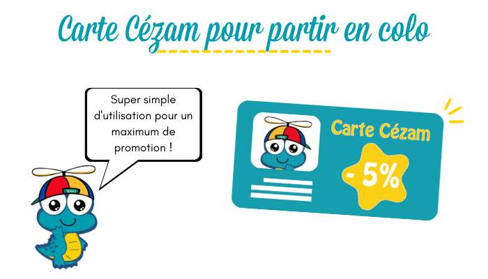 aide colonie de vacances cezam