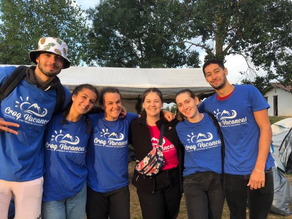 Le groupe d'animateurs Croq' Vacances