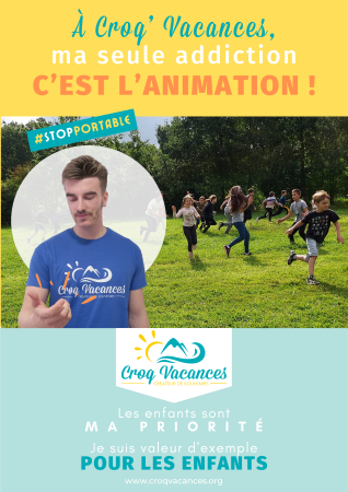 Animateur téléphone colonie de vacances