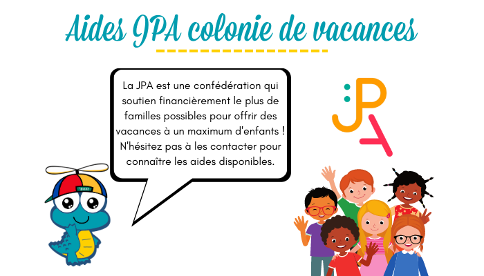aide JPA colonie de vacances