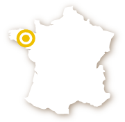 carte de la France Mûr de Bretagne 