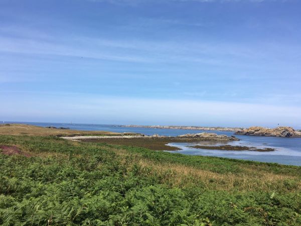 Paysage côte bretonne